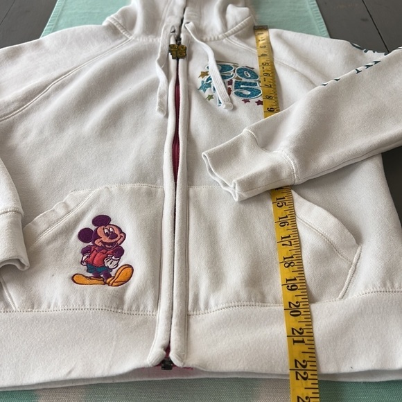 Disney Parks 2015 Mickey Mouse Full Zip Hoodie Sweatshirt Walt Disney World XS - Picture 11 of 11